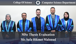 Msc Thesis Evaluation - Computer Science Department - Mr. Safa Hikmet Mahmud